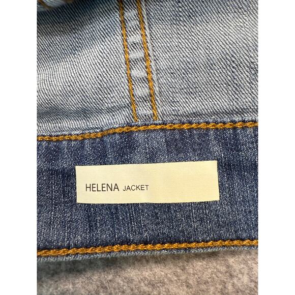 Women's KUT from the Kloth Medium Wash Denim Blue Jean Jacket Size XL - Picture 5 of 7